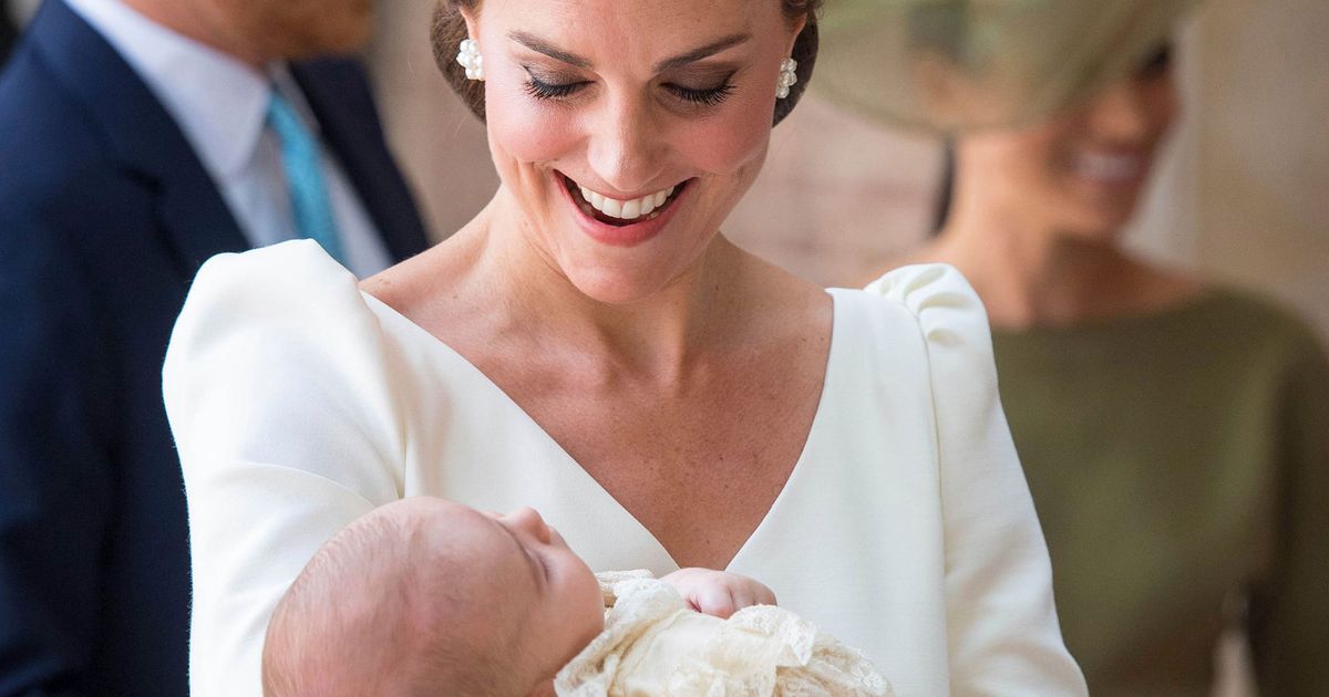 Prince Louis Emerges for Christening With Kate Middleton