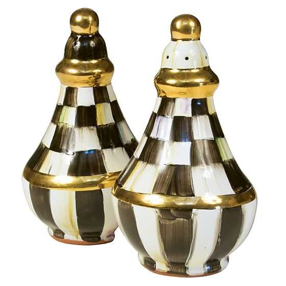 MacKenzie-Childs Courtly Check Salt and Pepper Shakers