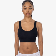 Los Angeles Apparel Cotton Spandex Tank Crop Top