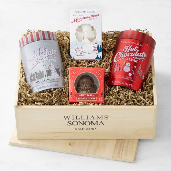 Williams Sonoma Hot Chocolate Essentials Gift Crate