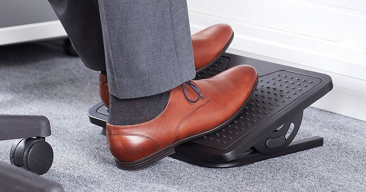 Details about   Memory Foam Foot Rest Cushion Non-Slip Foot Stool Under Desk for Office Home US 