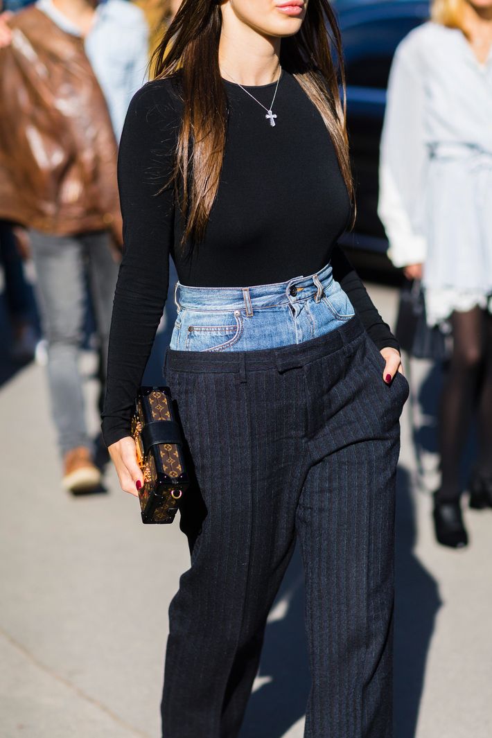 Most Popular PFW Street Style Look: Margiela’s Double Pants