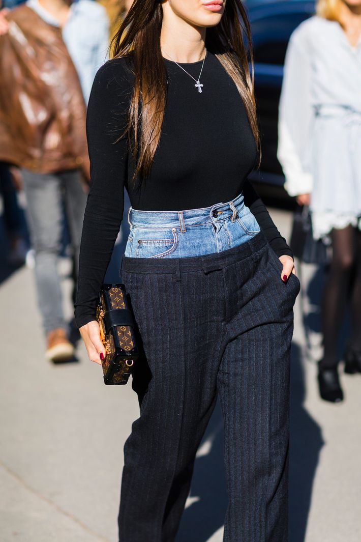 Most Popular PFW Street Style Look: Margiela's Double Pants