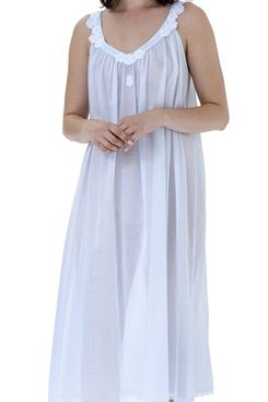 Celestine Swiss Cotton Long Nightgown