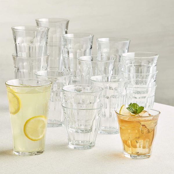 Duralex Picardie Glass Tumblers, Set of 18