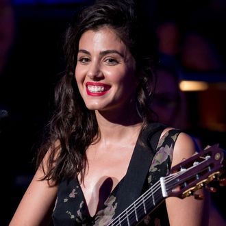 Katie Melua performs at 'A Life In Song: Lyrics By Don Black' at the Royal Festival Hall on October 3, 2013 in London, England.