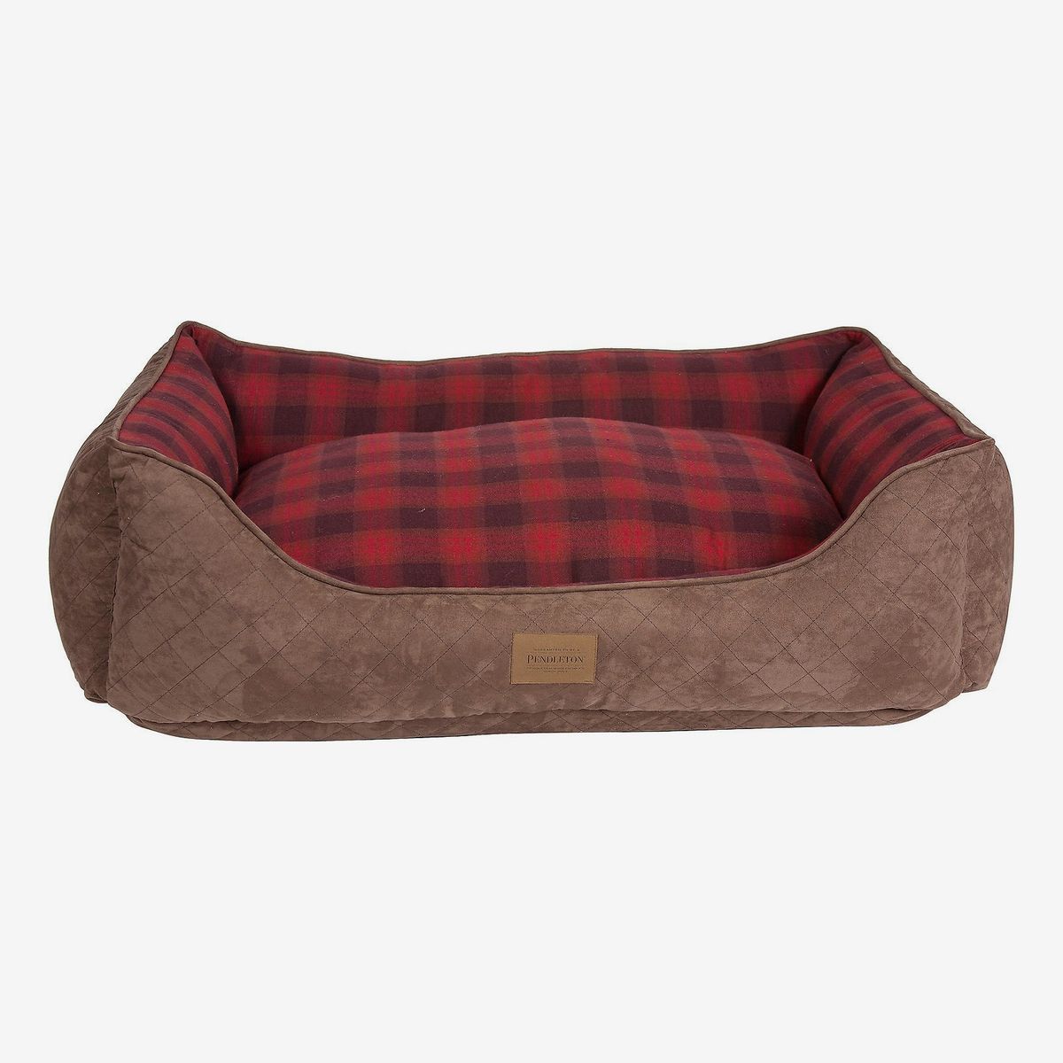 dog bed plaid