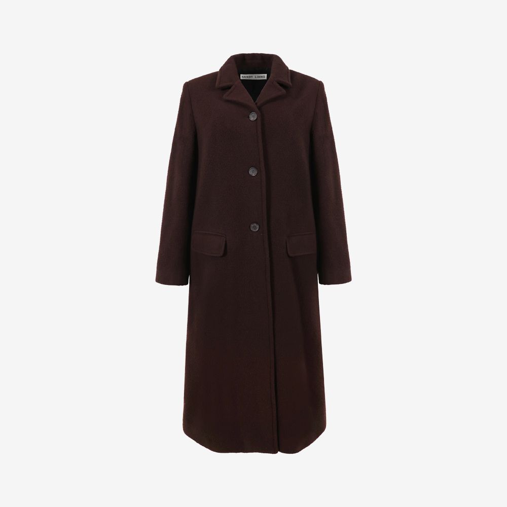 2025 todayful Wool Over Coat ダークブラウン36 ウールオーバーコート Wool Over Coat/TODAYFUL/トゥデイフル