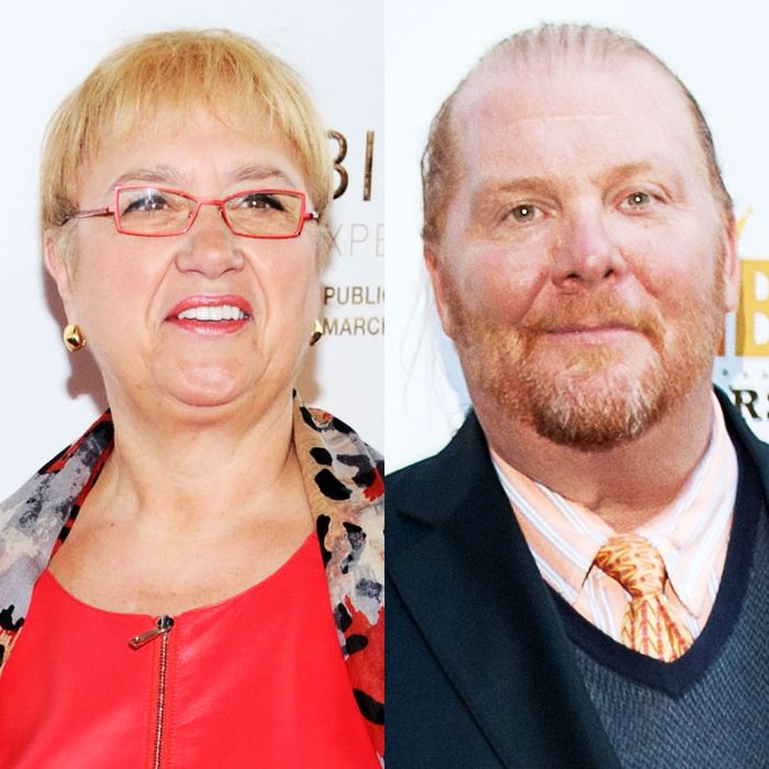 It's more about Lidia Bastianich, left, than Batali.
