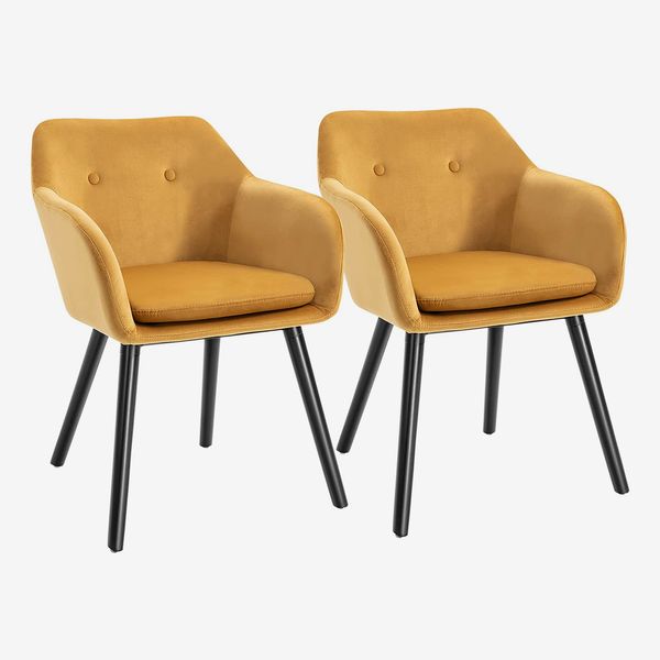 Velvet-tough Dining Chairs – Set of 2