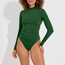 Clare V. x Left on Friday Rays Long Sleeve Top - Tropics/First Place/Sweet Chili Heat