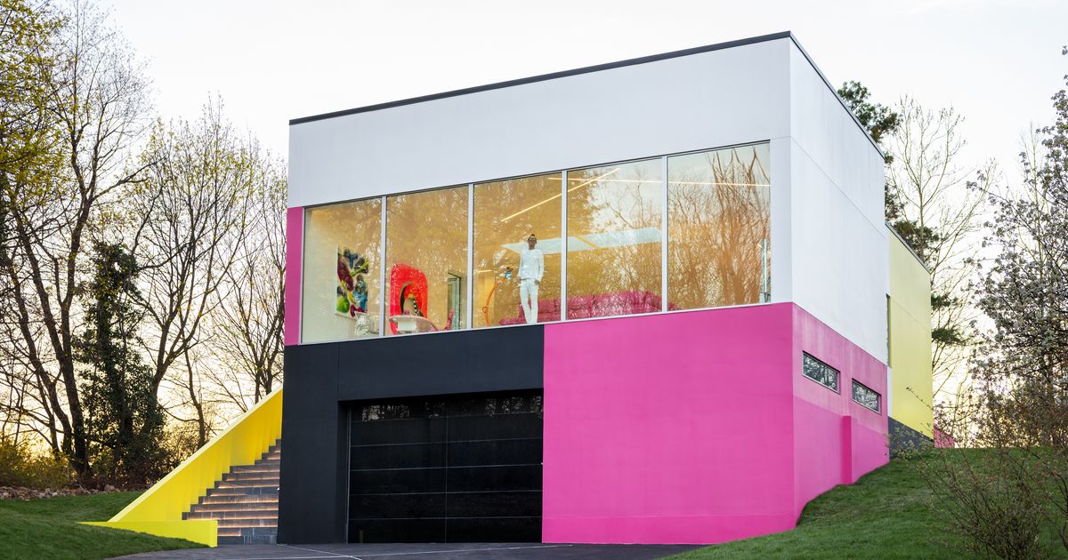Karim Rashid Designs a Unique Pink Home in New Jersey