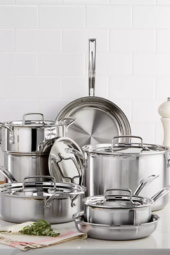 Cuisinart Multiclad Pro Tri-Ply Stainless Steel 12 Piece Cookware Set