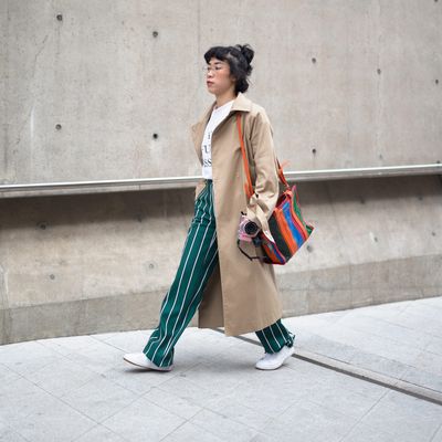 Oversized Drop Shoulder Shirt, Streets of Seoul