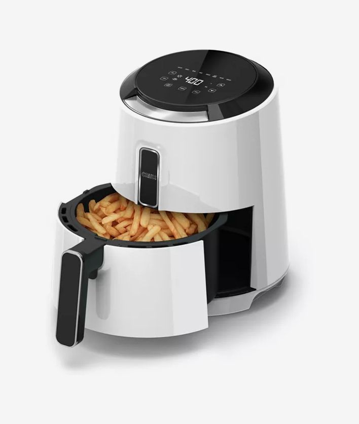Ninja 4-Quart Air Fryer, with reheat and defrost black and silver AF100