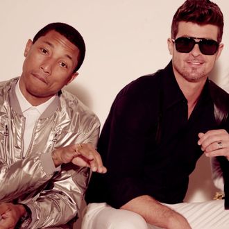 Pharrell and Robin Thicke.