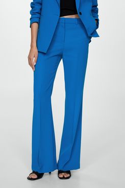 Mango Wide Leg Suit Pants