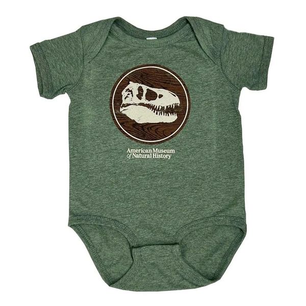 American Museum of Natural History Infant Heather Green Onesie