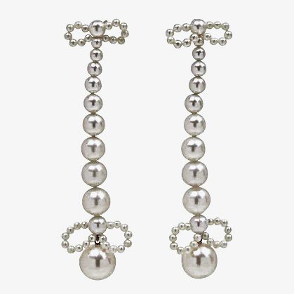 Sophie Bille Brahe Double Bow Earrings