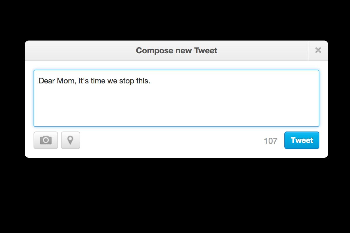 My Mom and I Had to Block Each Other on Twitter