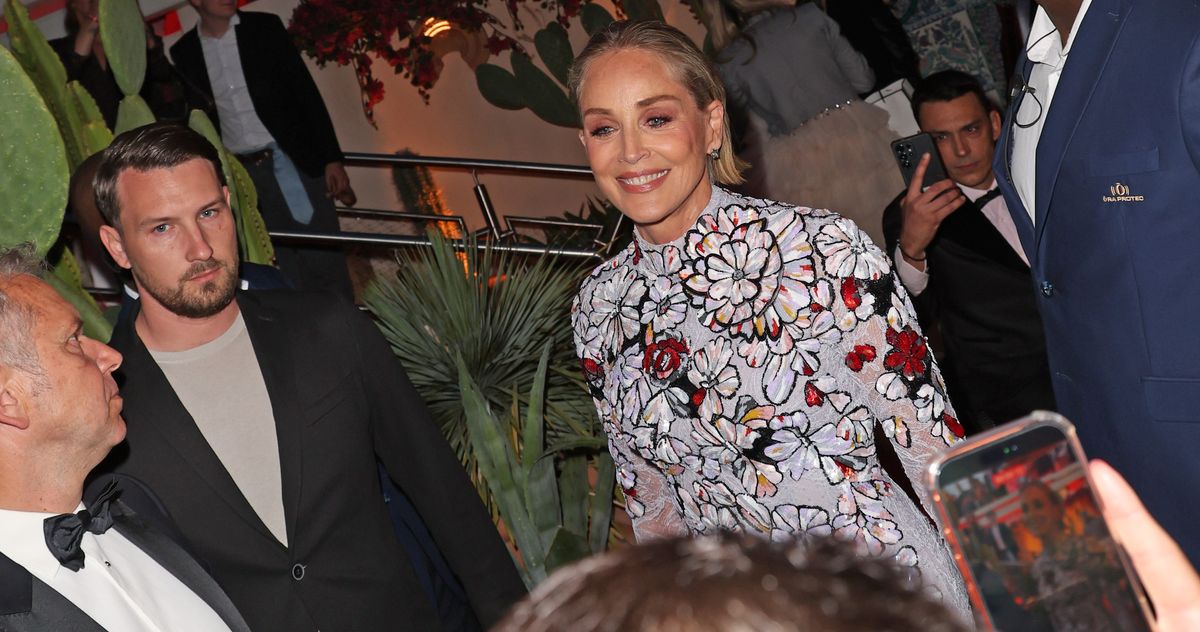 Sharon Stone Doms Cannes