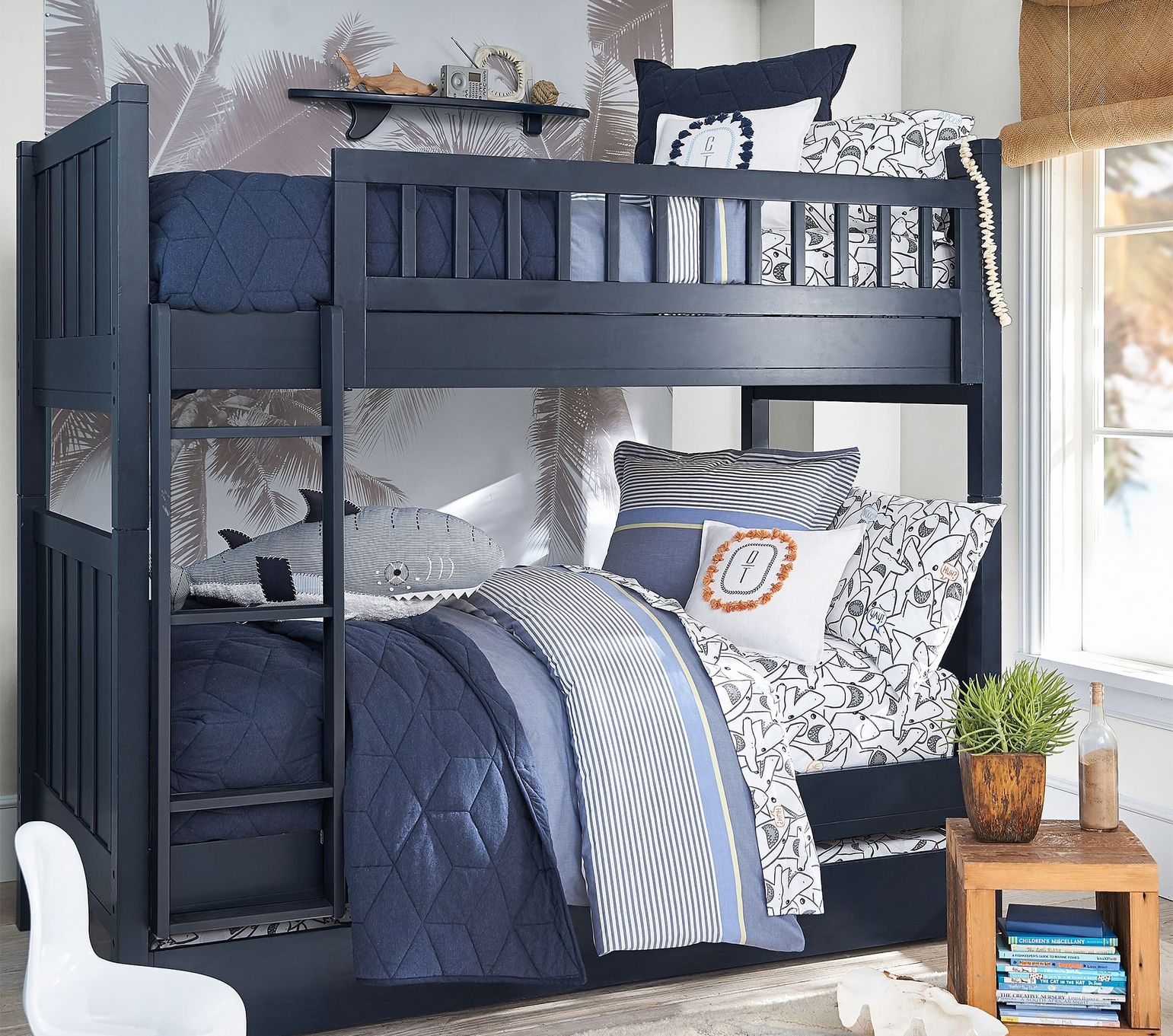 Camp Twin Kids Loft System & Lower Bed Set