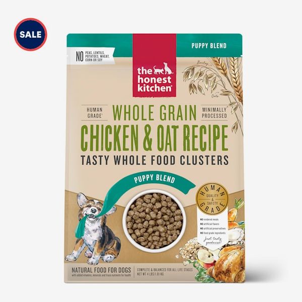 The Honest Kitchen Whole Grain Chicken & Oat Dry Dog Food, 4 lbs.