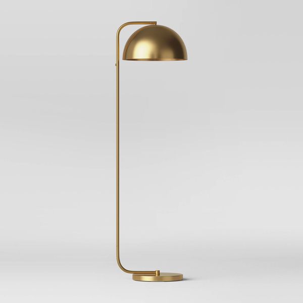 Valencia Floor Lamp, Brass