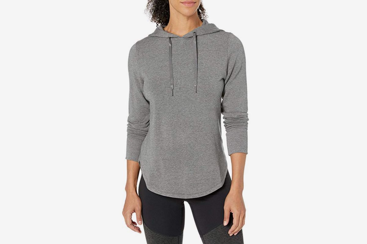 XS-3X Core 10 Womens Soft Cotton Modal French Terry Fleece Crossed Front Yoga Sweatshirt Brand