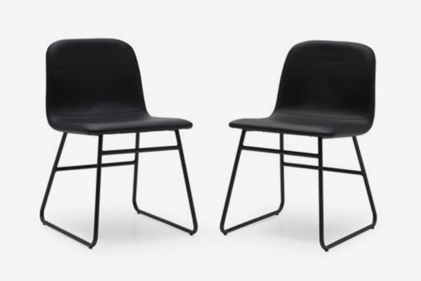 MoDRN Industrial Dax Dining Chair, Set of 2