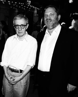 Woody Allen and Harvey Weinstein.