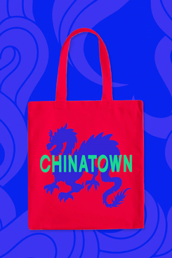 Pearl River Mart Chinatown Dragon Tote Bag