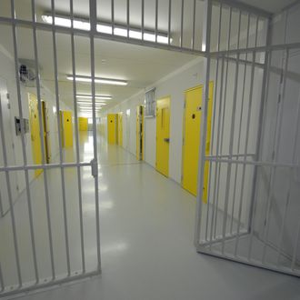 Cells of the new penitentiary in Reau, East of Paris,