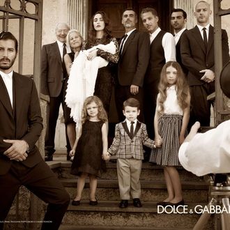Dolce & Gabbana's spring 2012 menswear campaign.
