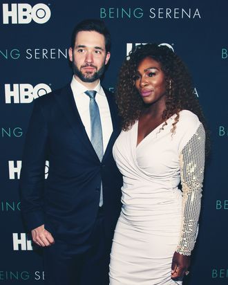 Alexis Ohanian and Serena Williams.