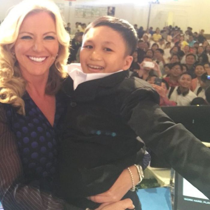 Baroness Michelle Mone and Nguyen Tan Phat.