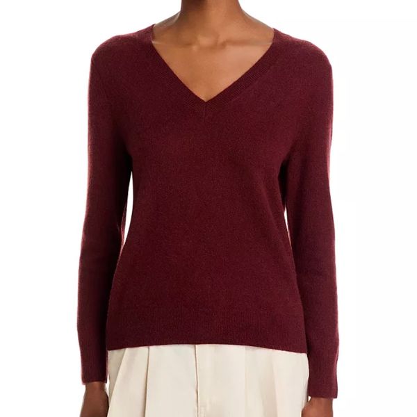 C by Bloomingdale's Cashmere V Neck Sweater