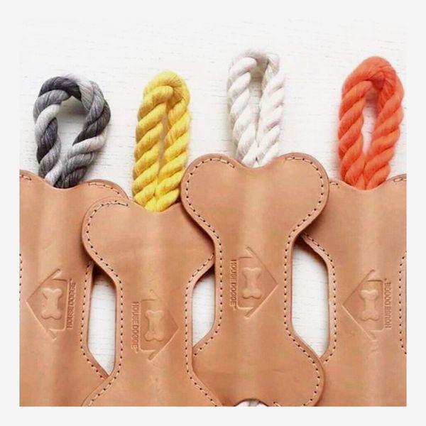 Veg Tanned Leather Tug Toy