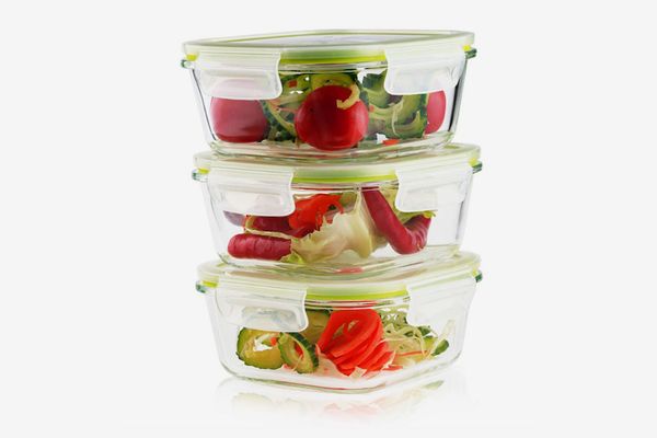 Living Express 6 Pieces Glass Food Storage Container Set