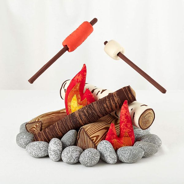 Crate & Kids Plush Campfire Kids Playset