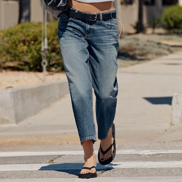 Zara TRF Low Rise Cropped Wide Leg Jeans