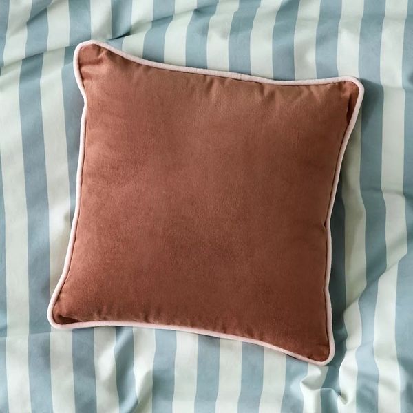 Urban Outfitters Piped Velvet Throw Pillow