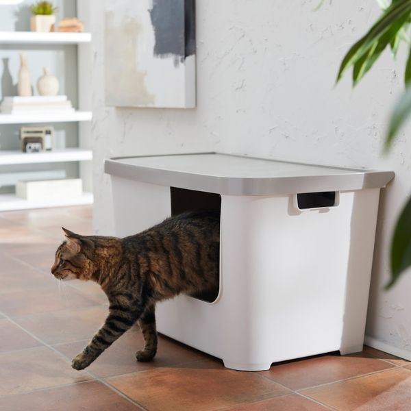 Frisco Multi-Function Covered Cat Litter Box, 29-in, Without Tray