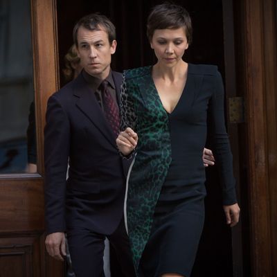 L to R, Tobias Menzies and Maggie Gyllenhaal - in the SundanceTV original series 
