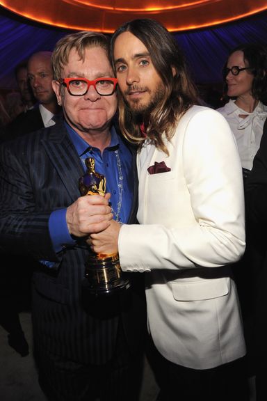 "Did you know that my band, 30 Seconds to Mars, covers 'Rocket Man'? But, when we do it, we imply that the rocket is pretty close to Mars."