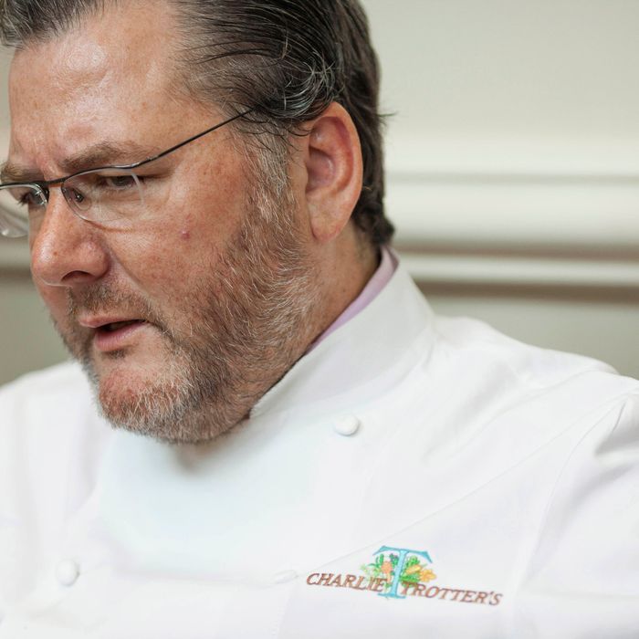 The chef died on November 5 at his home in Chicago.