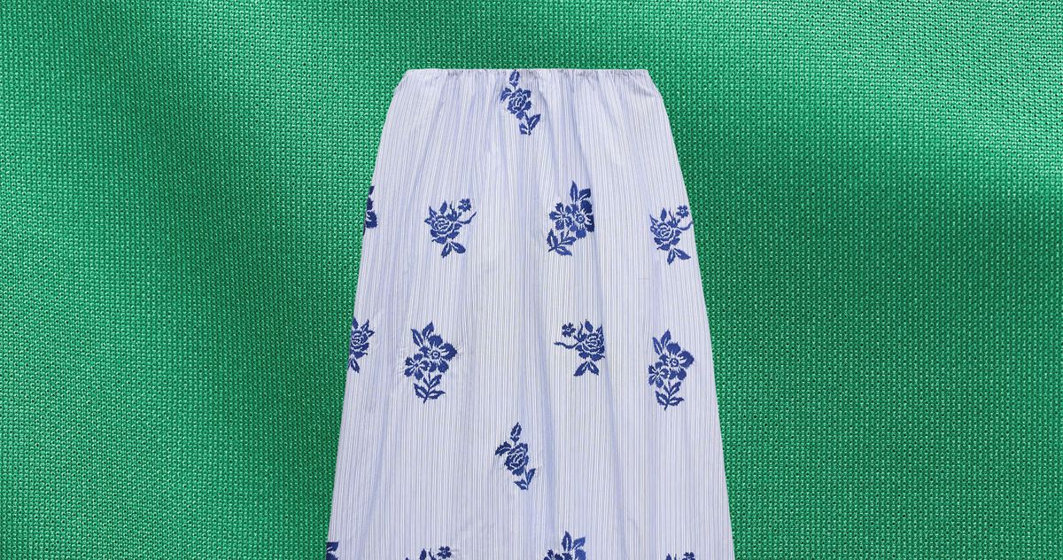 I Tried All the Under-$150 Cotton Poplin Maxi Skirts