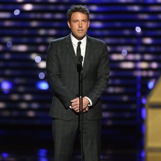 Actor Ben Affleck onstage to present Jimmy V award at The 2013 ESPY Awards at Nokia Theatre L.A. Live on July 17, 2013 in Los Angeles, California. 