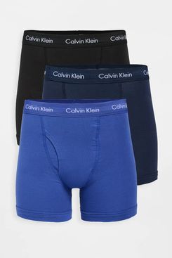 Pack de 3 calzoncillos bóxer elásticos de algodón de Calvin Klein