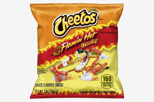 Cheetos Crunchy Flamin' Hot Cheese Flavored Snacks, Pack of 40